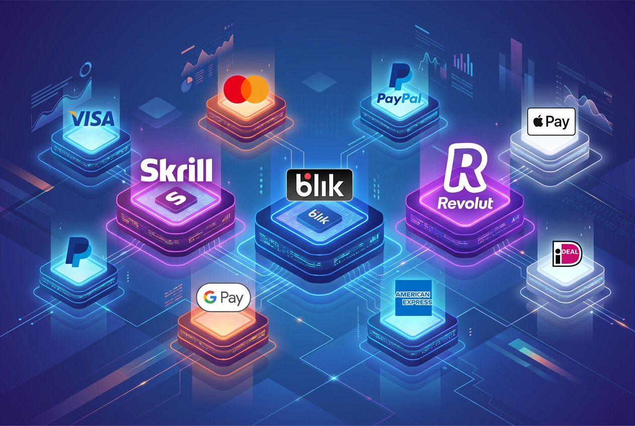 Porównanie metod płatności w kasynach online: Skrill, BLIK, Revolut